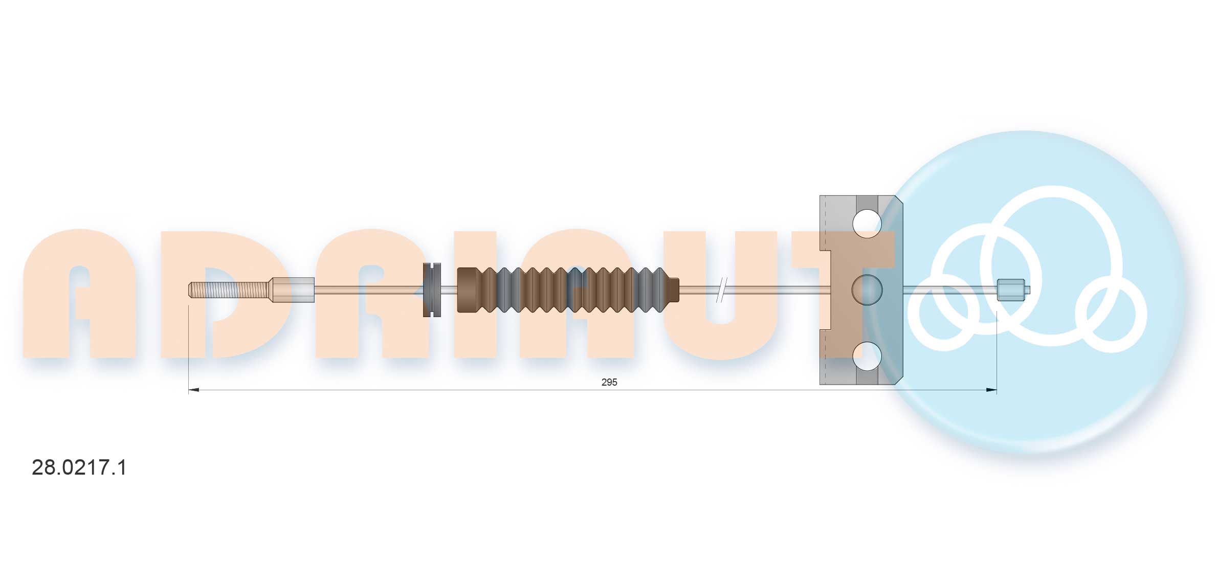 Cable Pull, parking brake (28.0217.1)