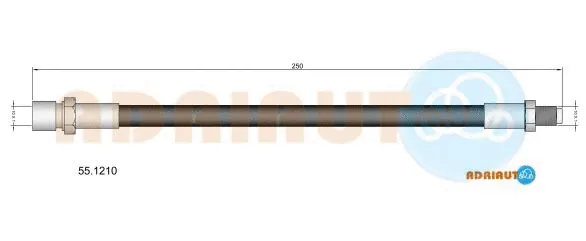 Brake Hose (55.1210)