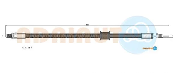 Brake Hose (13.1222.1)