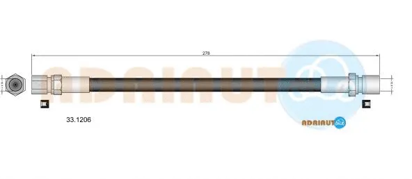 Brake Hose (33.1206)