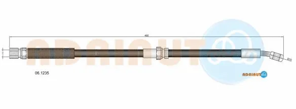 Brake Hose (06.1235)