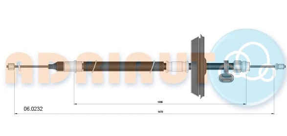 Cable Pull, parking brake (06.0232)