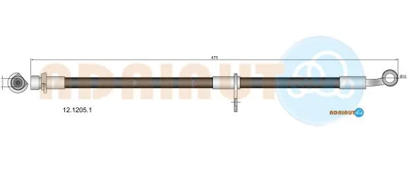 Brake Hose (12.1205.1)