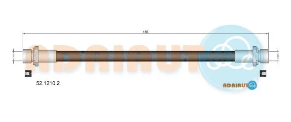 Brake Hose (52.1210.2)