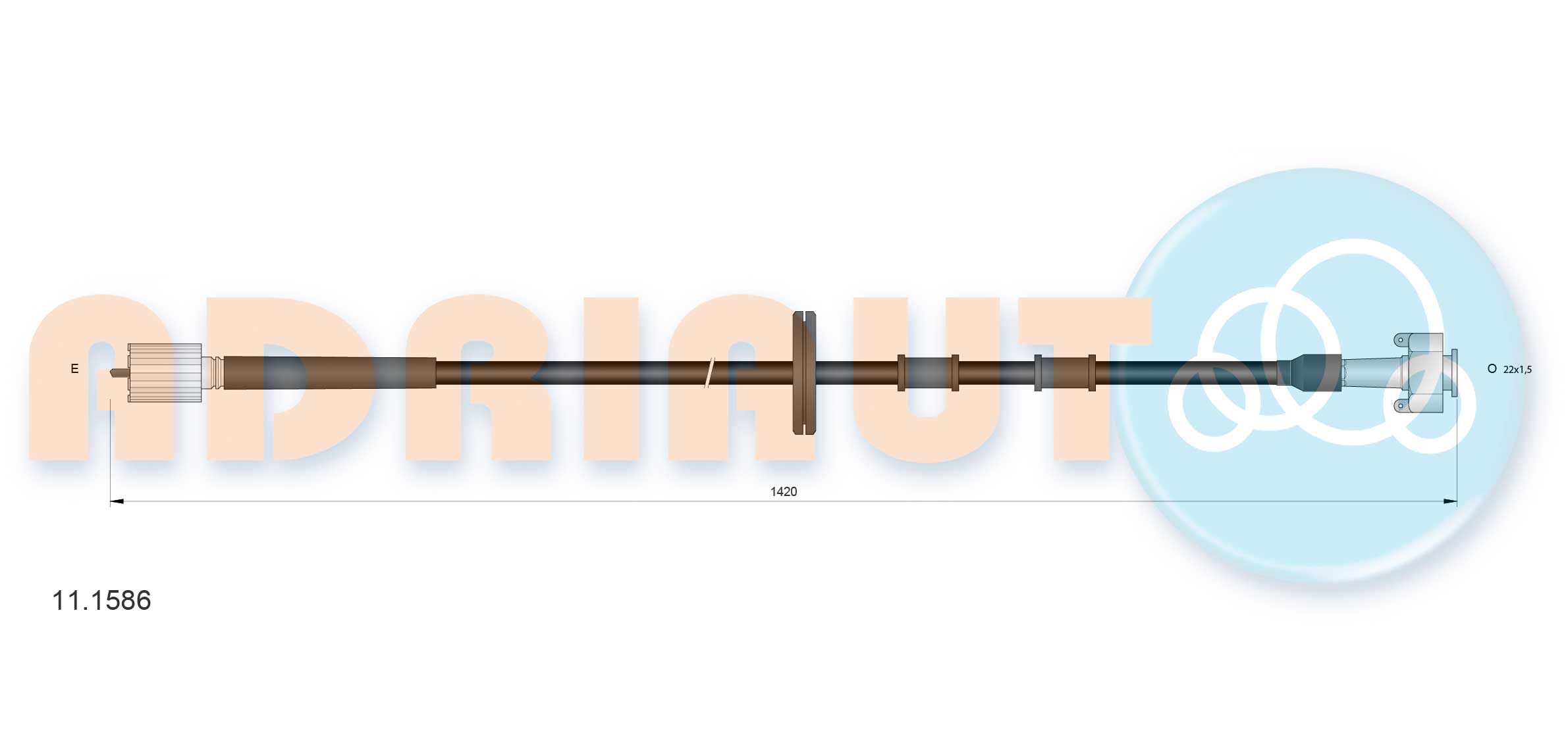 Speedometer Cable (11.1586)