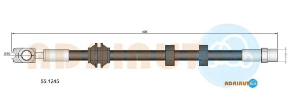 Brake Hose (55.1245)