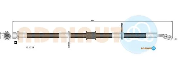 Brake Hose (12.1224)