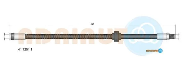 Brake Hose (41.1201.1)