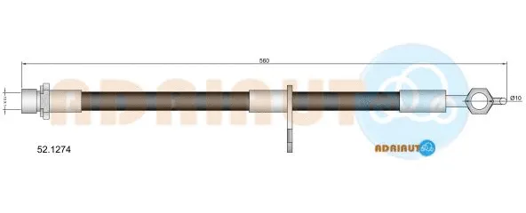 Brake Hose (52.1274)