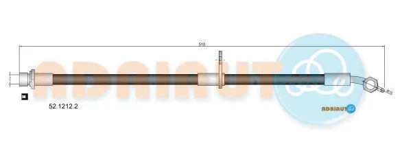 Brake Hose (52.1212.2)