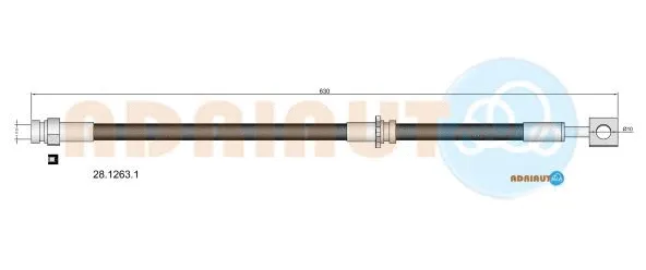 Brake Hose (28.1263.1)