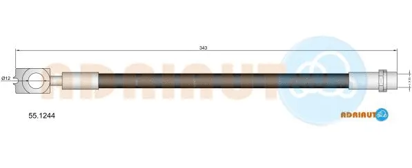 Brake Hose (55.1244)