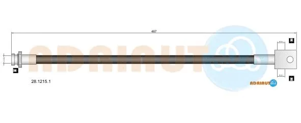 Brake Hose (28.1215.1)