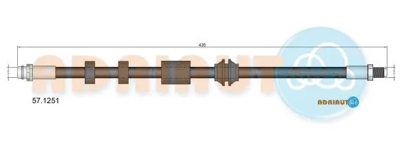 Brake Hose (57.1251)