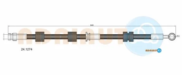 Brake Hose (24.1274)