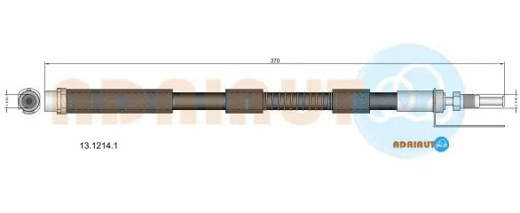 Brake Hose (13.1214.1)