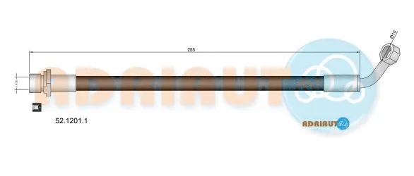 Brake Hose (52.1201.1)