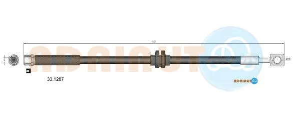 Brake Hose (33.1287)