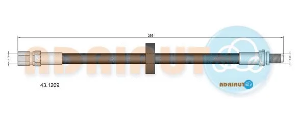 Brake Hose (43.1209)