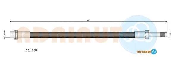 Brake Hose (55.1268)