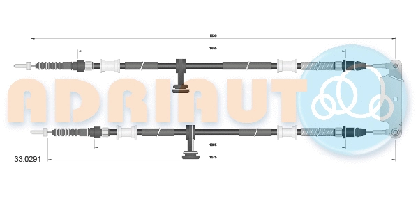 Cable Pull, parking brake (33.0291)