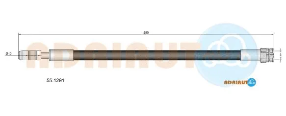 Brake Hose (55.1291)