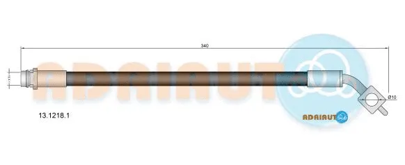 Brake Hose (13.1218.1)