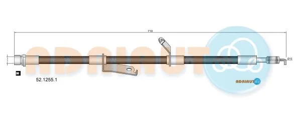 Brake Hose (52.1255.1)