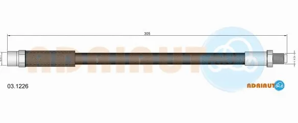 Brake Hose (03.1226)