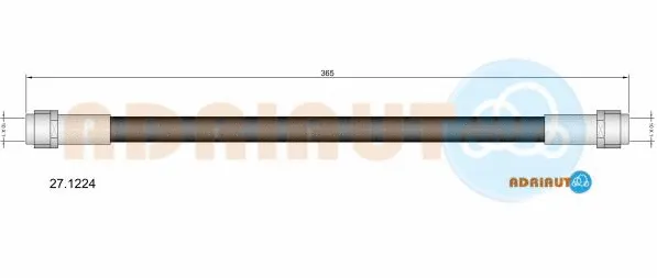 Brake Hose (27.1224)