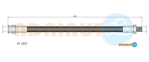 Brake Hose (41.1231)