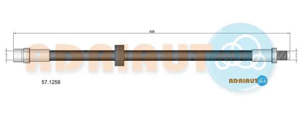 Brake Hose (57.1258)