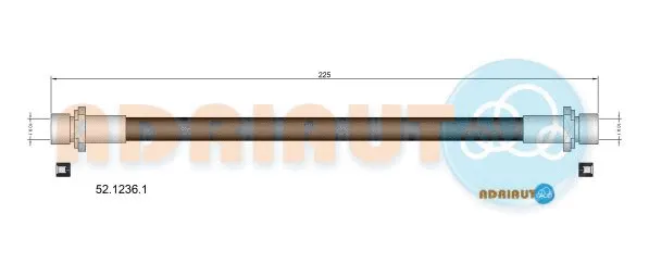 Brake Hose (52.1236.1)