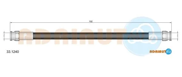 Brake Hose (33.1240)