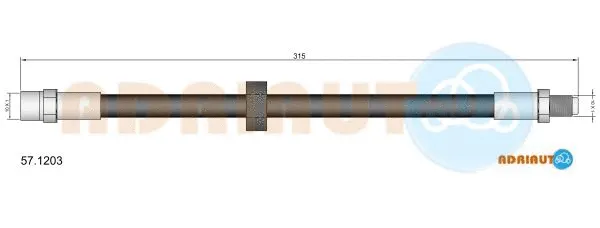 Brake Hose (57.1203)