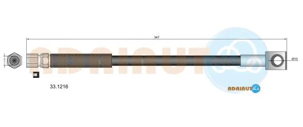 Brake Hose (33.1216)