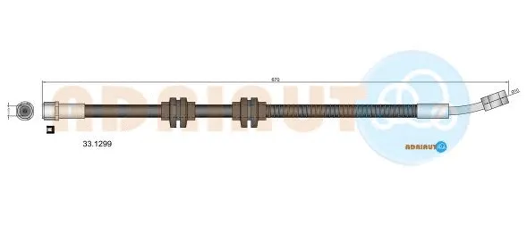 Brake Hose (33.1299)