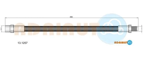 Brake Hose (13.1257)