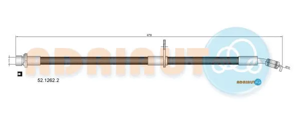 Brake Hose (52.1262.2)