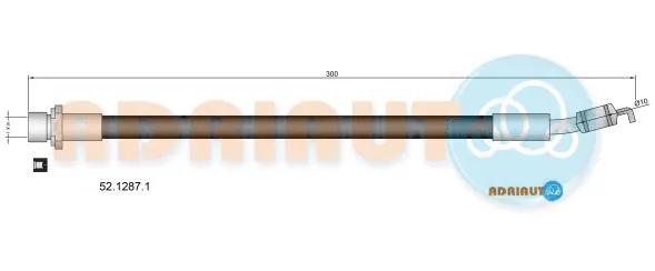 Brake Hose (52.1287.1)