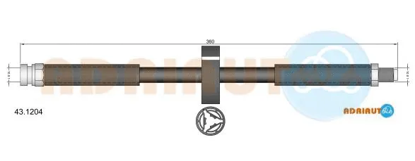 Brake Hose (43.1204)