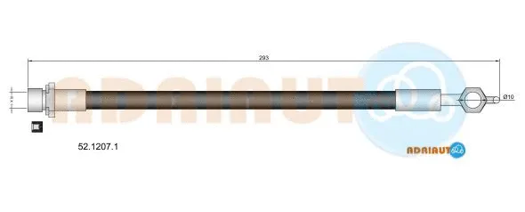 Brake Hose (52.1207.1)