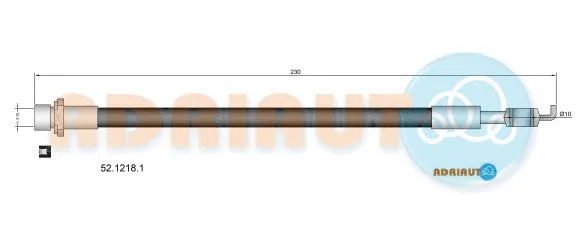 Brake Hose (52.1218.1)