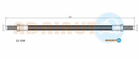 Brake Hose (23.1206)