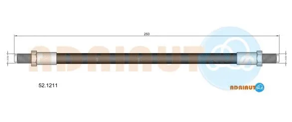 Brake Hose (52.1211)