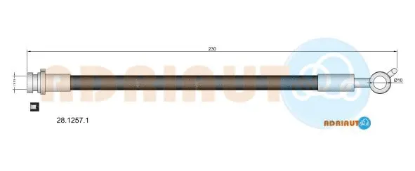 Brake Hose (28.1257.1)