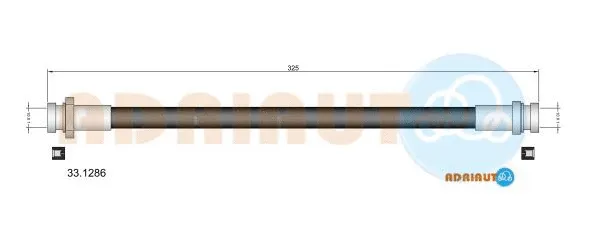 Brake Hose (33.1286)