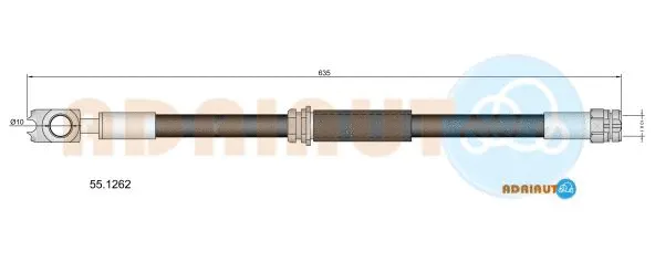 Brake Hose (55.1262)
