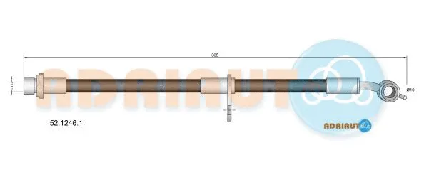 Brake Hose (52.1246.1)