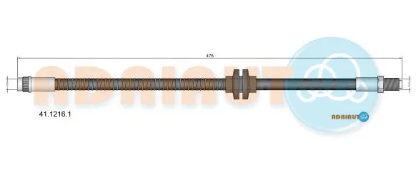 Brake Hose (41.1216.1)